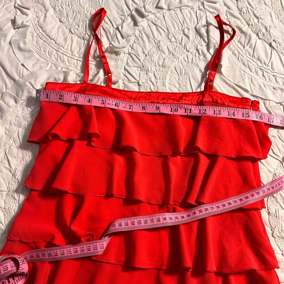 red tiered ruffle top❤️ - Picture 2 of 4